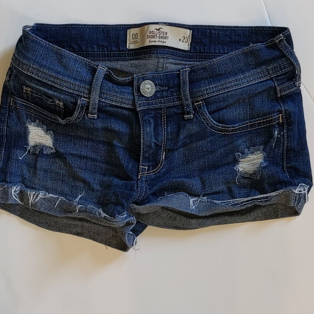 Hollister jean shorts